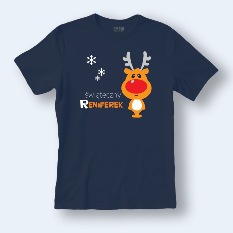 Koszulka / t-shirt Świąteczny reniferek