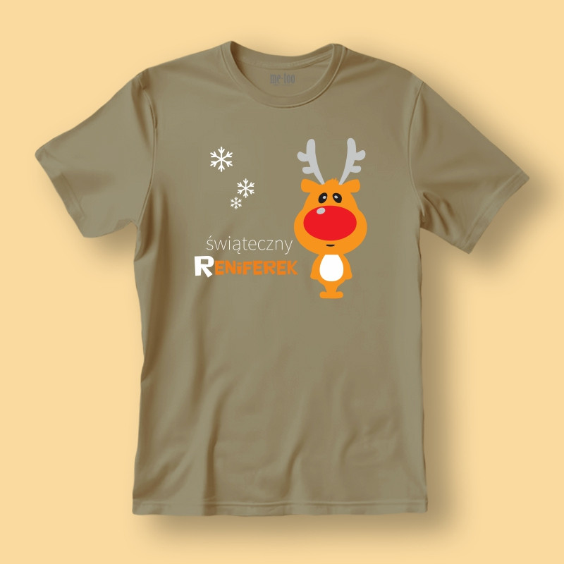 Koszulka / t-shirt Świąteczny reniferek