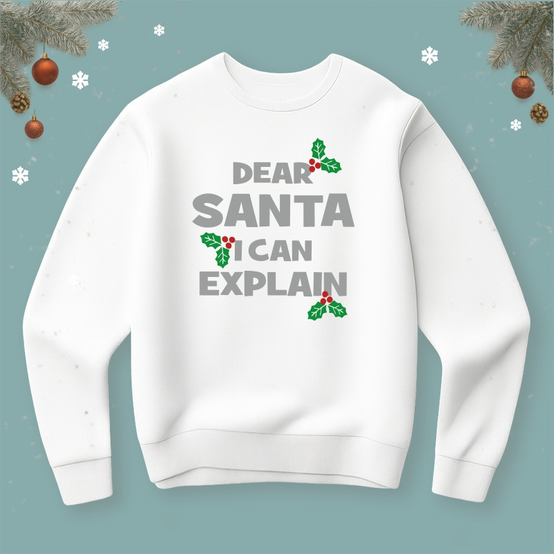 Bluza Dear Santa i can explain