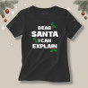 Koszulka / t-shirt  Dear Santa I Can Explain