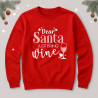 Bluza  Dear Santa just bring Wine
