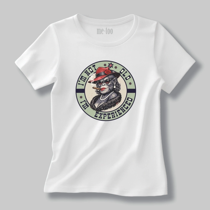 Koszulka / t-shirt (wersja damska)  I'm not old, I'm experienced