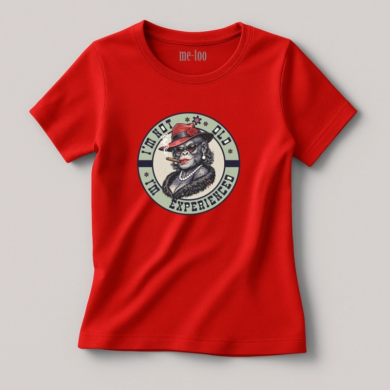 Koszulka / t-shirt (wersja damska)  I'm not old, I'm experienced
