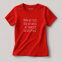 Koszulka / t-shirt   Babcia... wie wszystko!