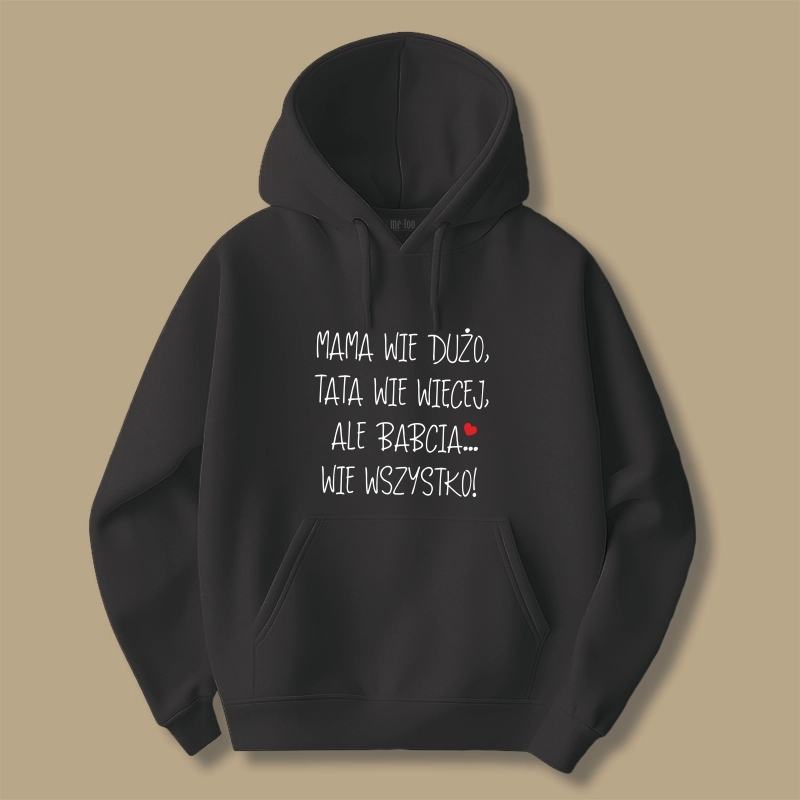 Bluza   Babcia... wie wszystko!