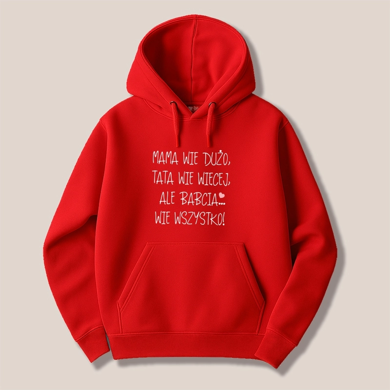 Bluza   Babcia... wie wszystko!