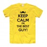 Koszulka męska z nadrukiem: Keep Calm I'm The Best Guy!