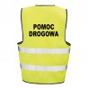 Kamizelka ostrzegawcza z nadrukiem Pomoc Drogowa