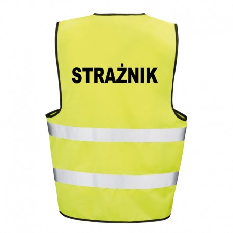 Kamizelka ostrzegawcza z nadrukiem Strażnik Kamizelka ostrzegawcza z nadrukiem Strażnik