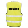 Kamizelka ostrzegawcza z nadrukiem Strażnik