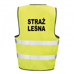 Kamizelka ostrzegawcza z nadrukiem Straż Leśna