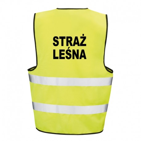 Kamizelka ostrzegawcza z nadrukiem Straż Leśna