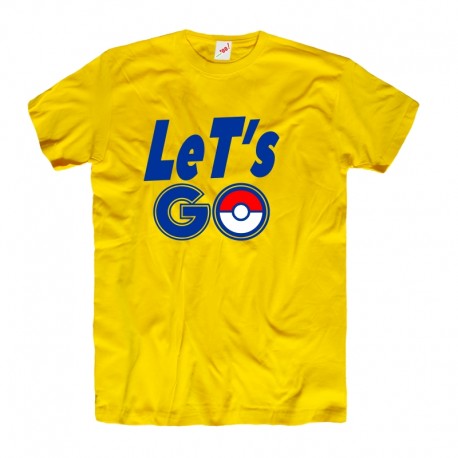 Koszulka męska Pokemon Lets'GO