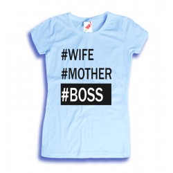 Koszulka damska Wife Mother Boss