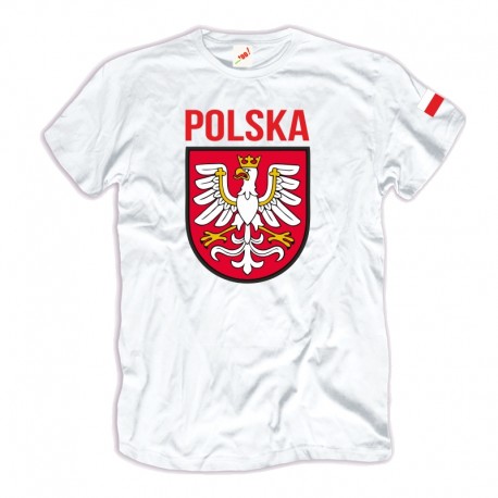 Koszulka męska Polska - Godło - Flaga