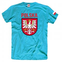 Koszulka męska Polska - Godło - Flaga