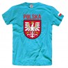Koszulka męska Polska - Godło - Flaga