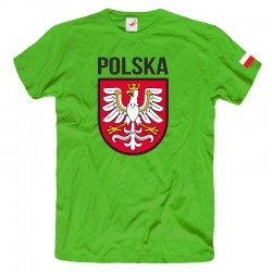 Koszulka męska Polska - Godło - Flaga