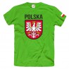 Koszulka męska Polska - Godło - Flaga
