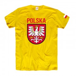 Koszulka męska Polska - Godło - Flaga