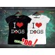 Koszulka Damska I love dogs