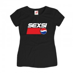 Koszulka z nadrukiem SEXSI - pepsi