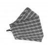 Maska Antysmogowa casual Black kratka