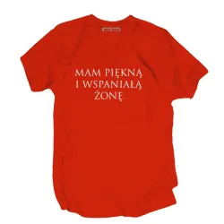 Koszulka męska Mam piękną i wspaniałą żonę