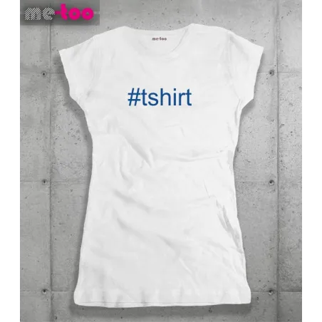 Koszulka damska z nadrukiem Hashtag tshirt