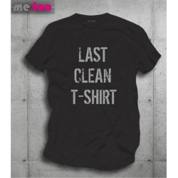 Koszulka męska z nadrukiem Last clean t-shirt