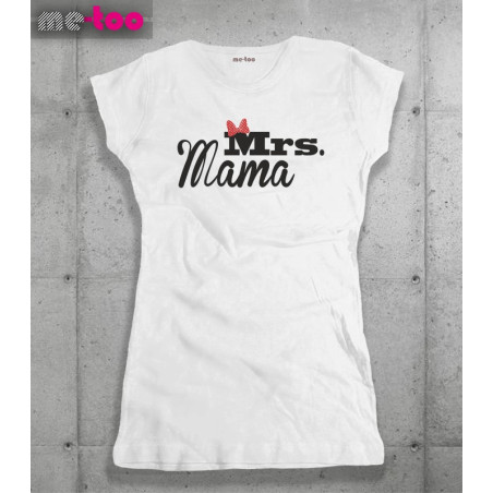 Koszulka damska z nadrukiem dla Mamy Mrs. Mama