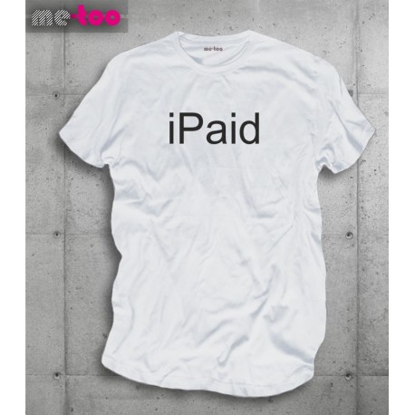 Koszulka męska z nadrukiem iPaid