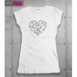 Koszulka damska Geometric heart