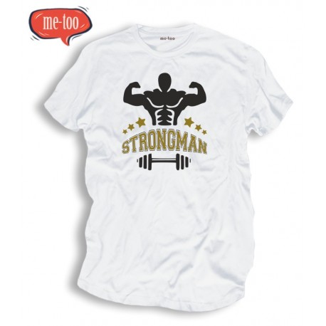 Koszulka męska z nadrukiem Strongman