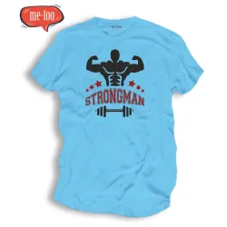 Koszulka męska z nadrukiem Strongman