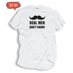 Koszulka męska Real men don't shave