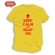 Koszulka męska Keep Calm And Reap On