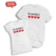 Komplet t-shirtów dla pary Player 1 Player 2
