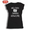 T-shirt damski z nadrukiem Mój facet ma zajebistą dziewczynę