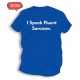 Śmieszne koszulki I speak fluently sarcasm