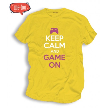 Koszulka T-shirt Keep Calm and Game On