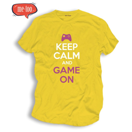 Koszulka T-shirt Keep Calm and Game On