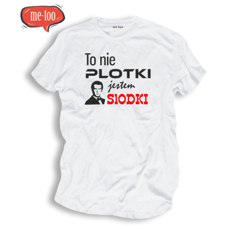 Męska koszulka: To nie plotki jestem słodki