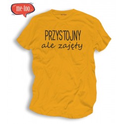 Koszulka / t-shirt męski z nadrukiem: Przystojny, ale zajęty
