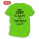 Koszulka męska z nadrukiem: Keep Calm I'm The Best Guy!
