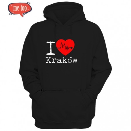 Bluza męska z nadrukiem I love Kraków