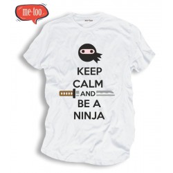 Koszulka męska Keep calm and be a ninja - wz1
