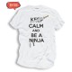 Koszulka męska Keep calm and be a ninja - wz2