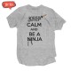Koszulka męska Keep calm and be a ninja - wz2