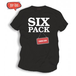 Koszulka męska z nadrukiem Six pack coming soon